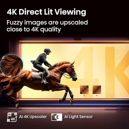 Hisense 4K Ultra HD Smart TV with Freely | Netflix, Disney+ & YouTube