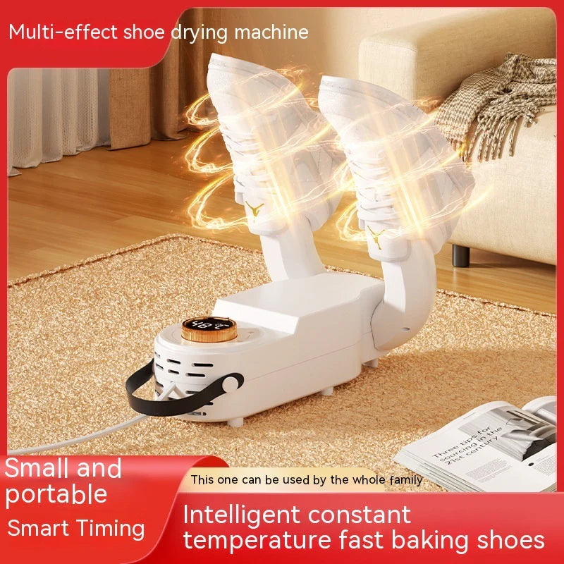 Smart Household Shoe Dryer with Purple Light and Dehumidification功能