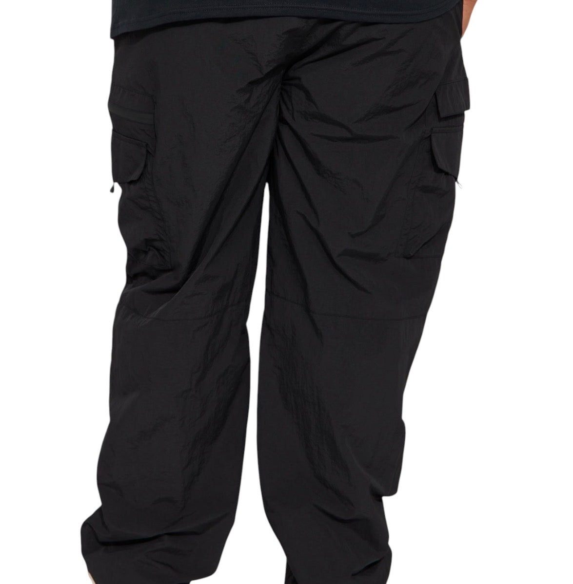 Echo Nylon Straight Cargo Pants Black