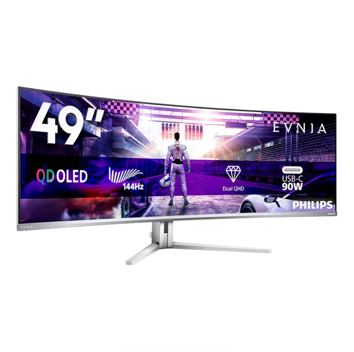 Philips Evnia 49M2C8900L 49” DQHD OLED Gaming Monitor | 144Hz