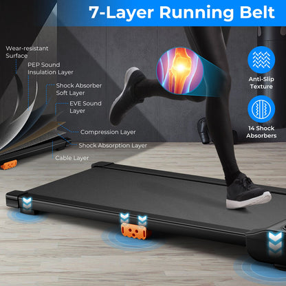 Under-Desk Treadmill for Home and Office with 12 Pre-Configured Workout Programs