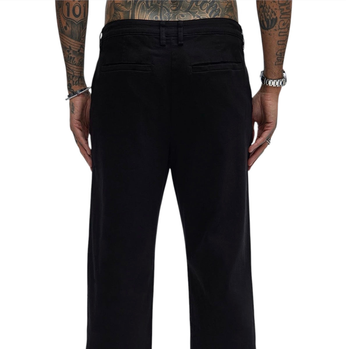 Mac Chino Straight Pants Black