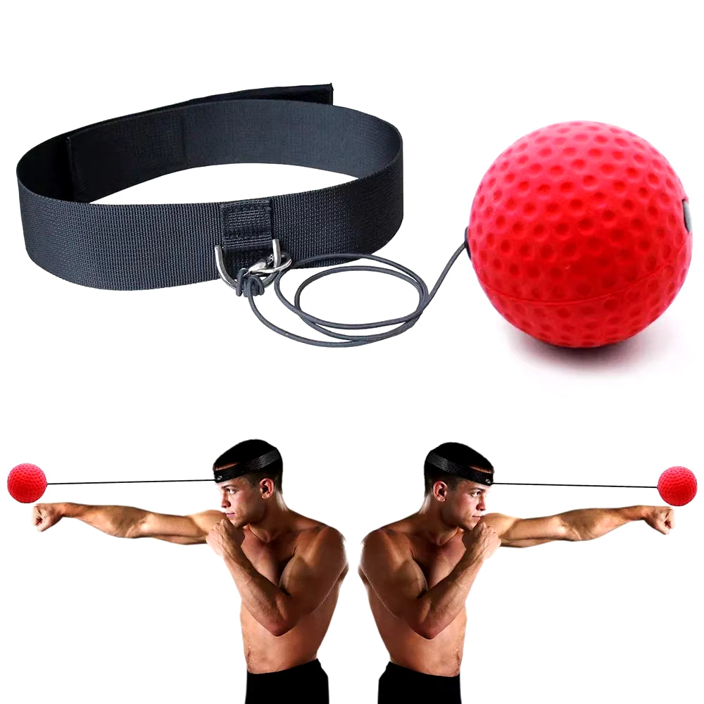 Boxing Reflex Ball with Headband – Speed, Agility & Hand-Eye Coordination Training