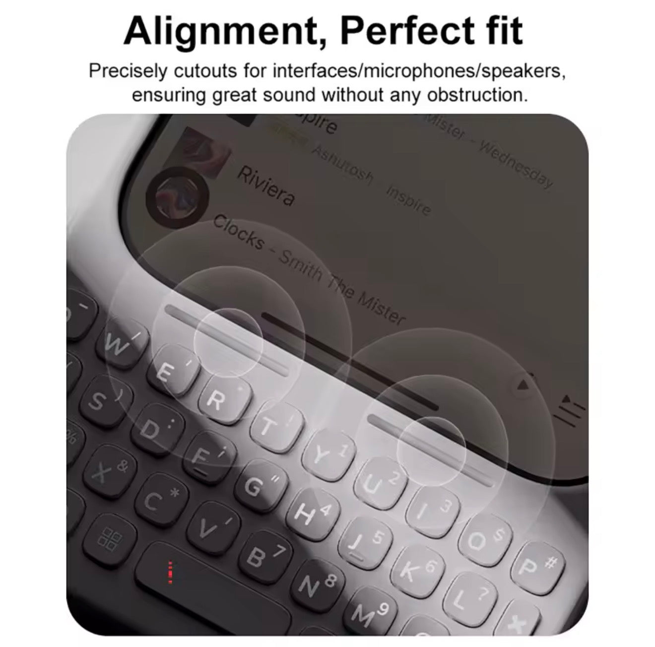 MetaKey Mobile Phone Case With Keyboard PU TPU with Magnetic Support 37 Keys Mini Phone Keyboard For iPhone 16Pro Max 17 Pro Max