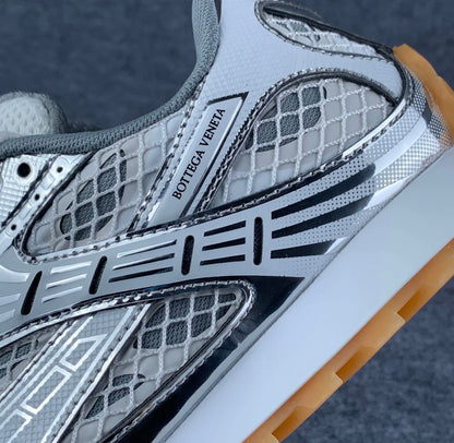 Bottega Veneta Orbit Sneaker 'Silver
White'