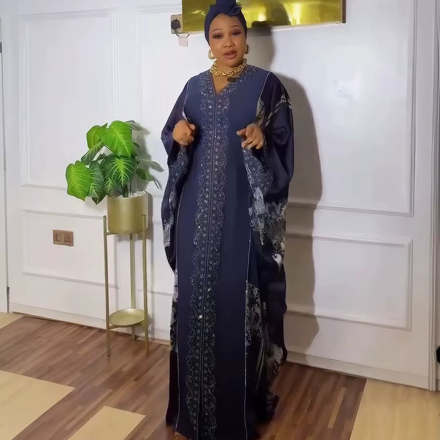 Abayas for Women Dubai Luxury 2025 African Muslim Fashion Dress Caftan Marocain Evening Party Dresses Boubou Robe Djellaba Femme