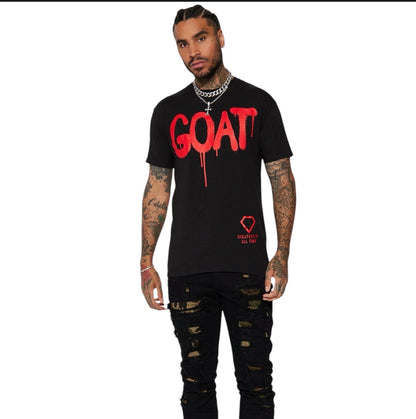 Diamond Goat Short Sleeve Tee Black
