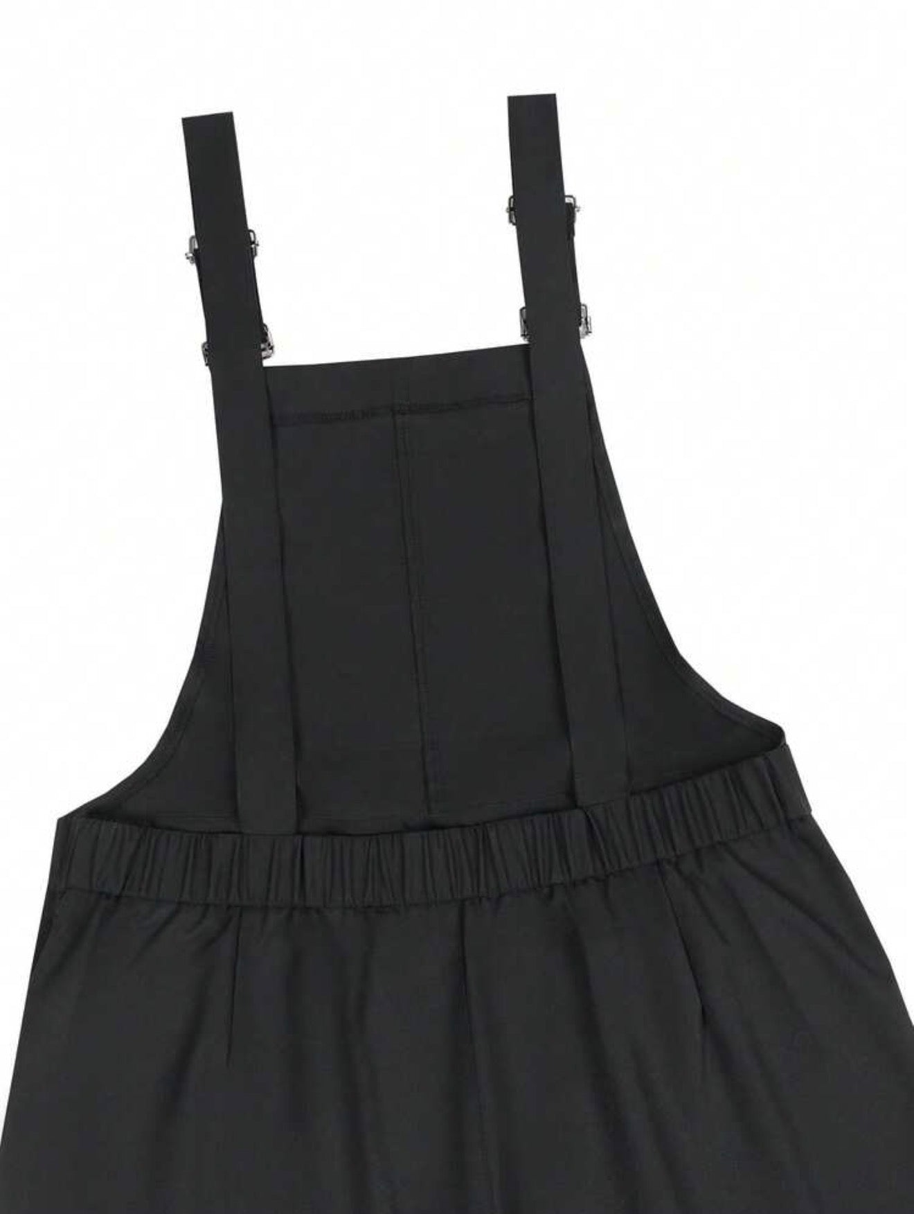 Manfinity Roghcode Men’s Black Suspender Jumpsuit