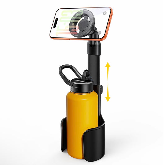 NAIDUN Metal Retractable Cup Holder Phone Mount