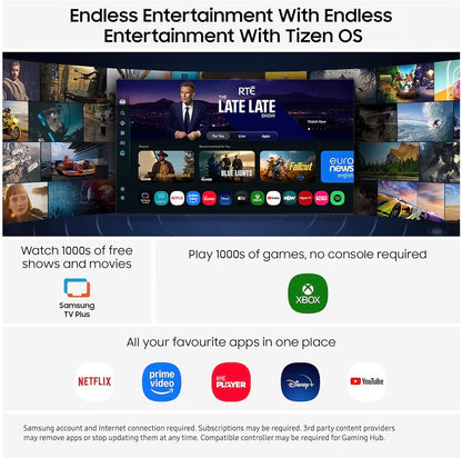 Samsung 55-Inch S84F 4K OLED Smart TV 120Hz Dolby Atmos Vision AI