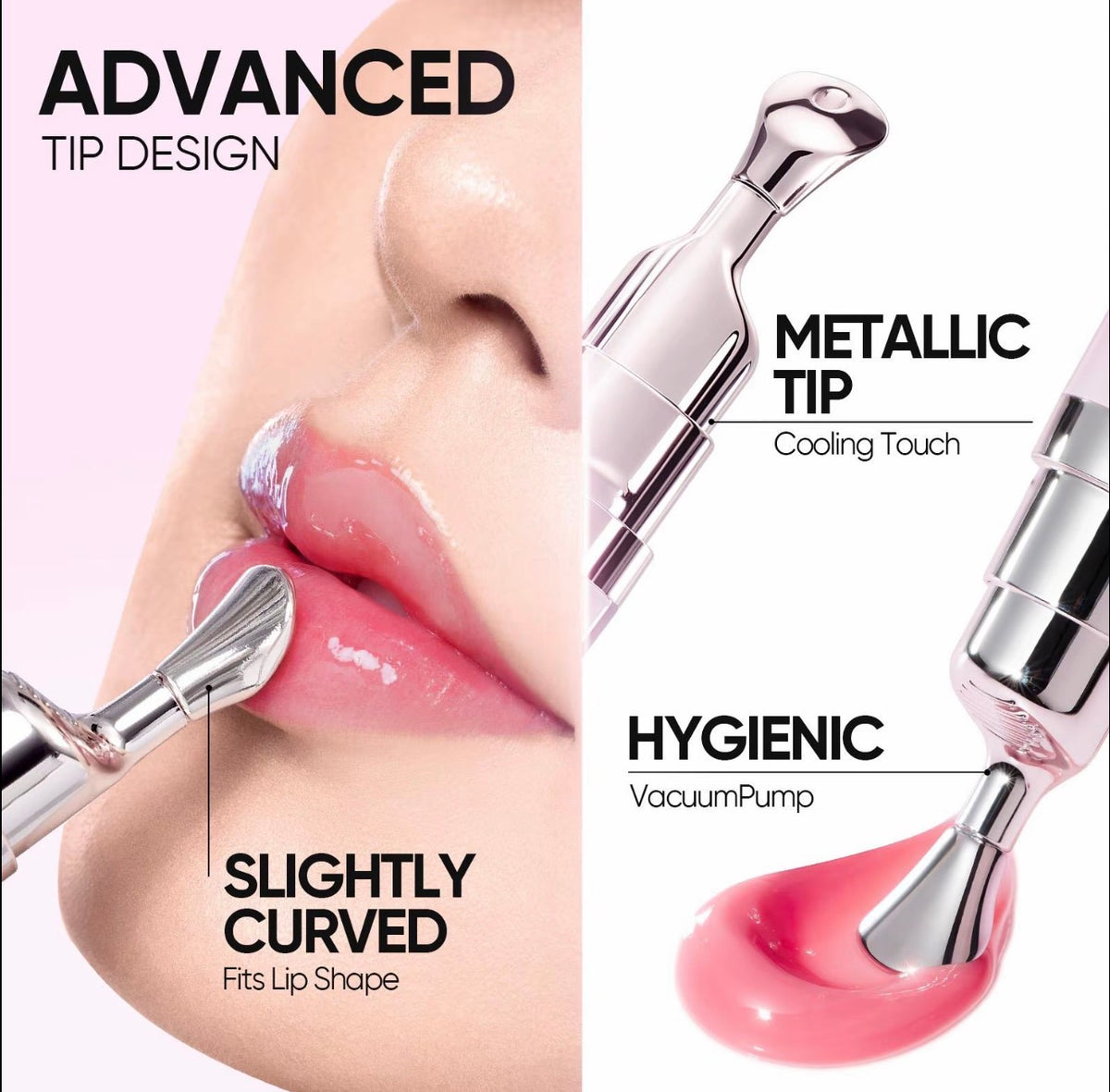 SKINTIFIC Hydrating Brightening Lip Serum | Hyaluronic Acid & Peptides