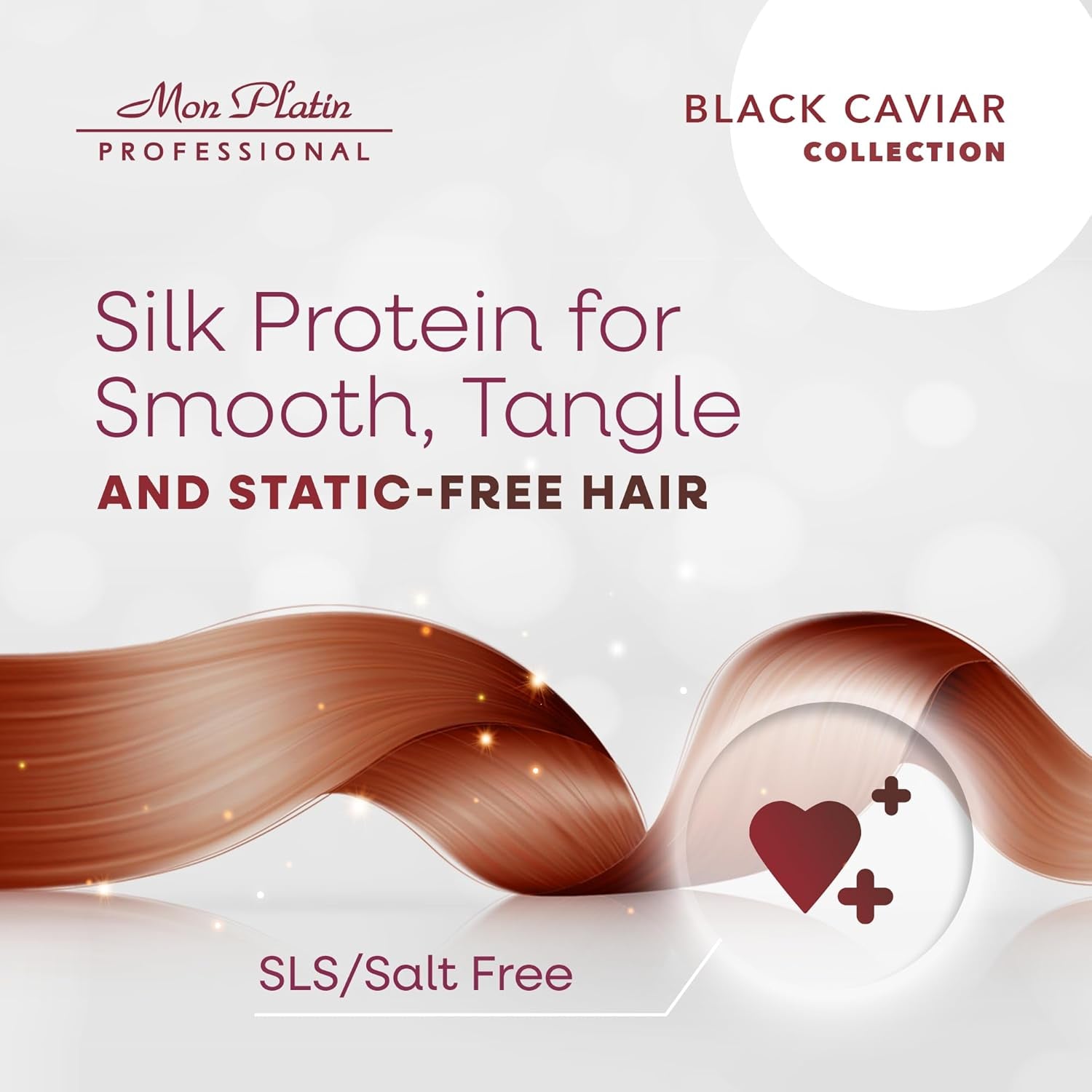 Black Caviar Hair Mask with Natural Silk Protein for Dry, Colored Hair, Enriched with Black Caviar, Hair Mask for Damaged Hair, Deep Conditioning Hair Mask, Sls/Salt Free 500ML