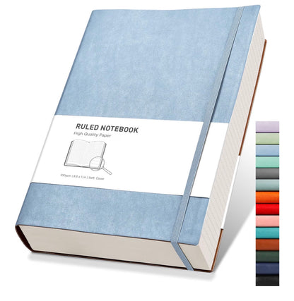 RETTACY A4 Lined Notebook 320 Pages 100 GSM