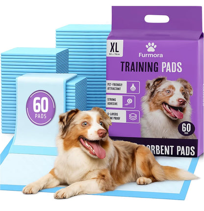 Extra Large Puppy Training Pads 90 × 70cm Pack of 60