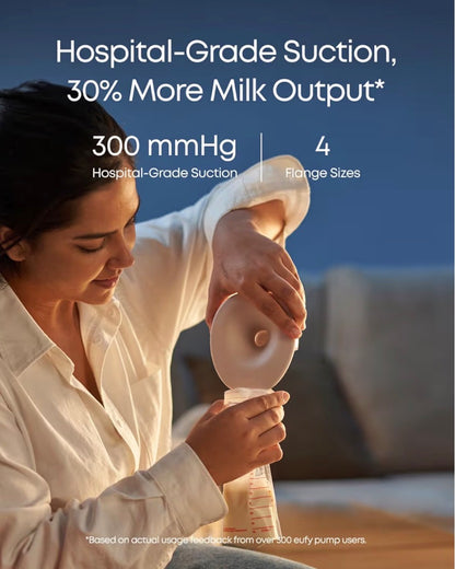 eufy Breast Pump S1 Wearable Electric Pump Heating Technology Hands Free