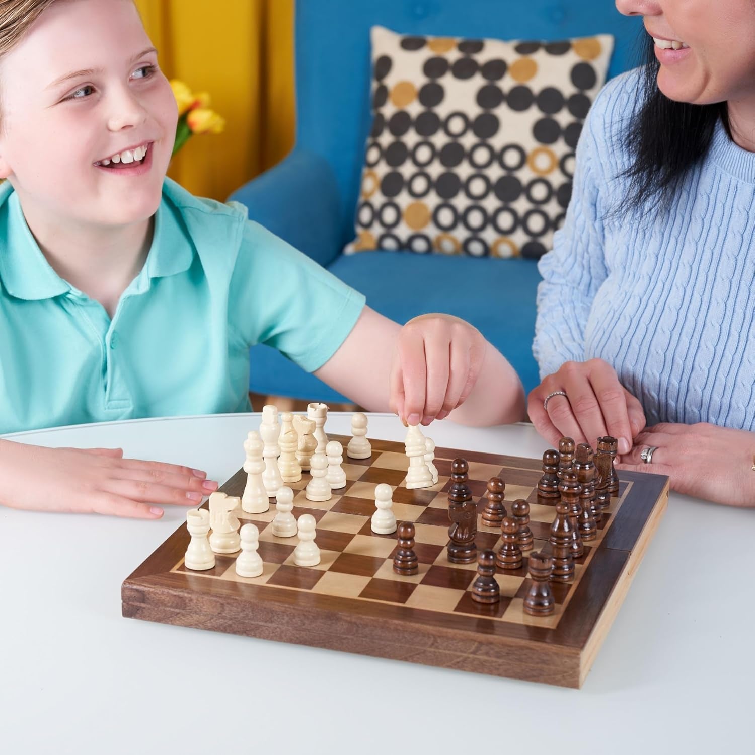 Wooden Chess Set | Folding Chess Board & Pieces | Chess Set for Adults | Luxury Traditional Games for Adults and Kids | since 1795