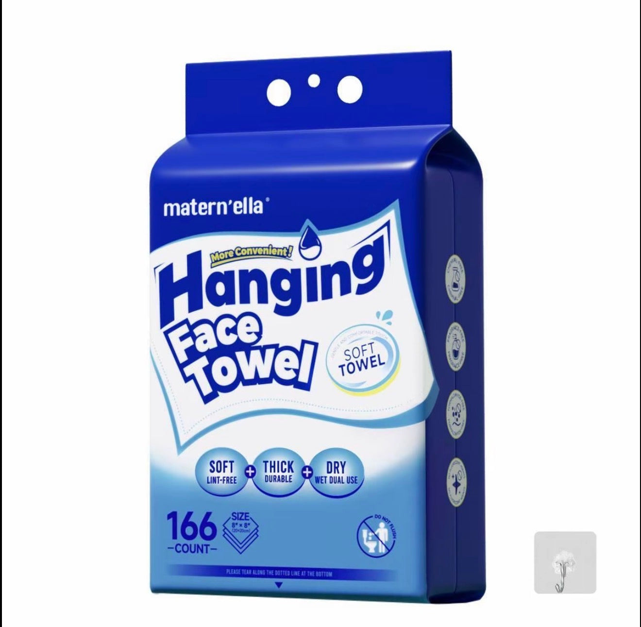 Matern’ella Disposable Face Towels 166 Pack