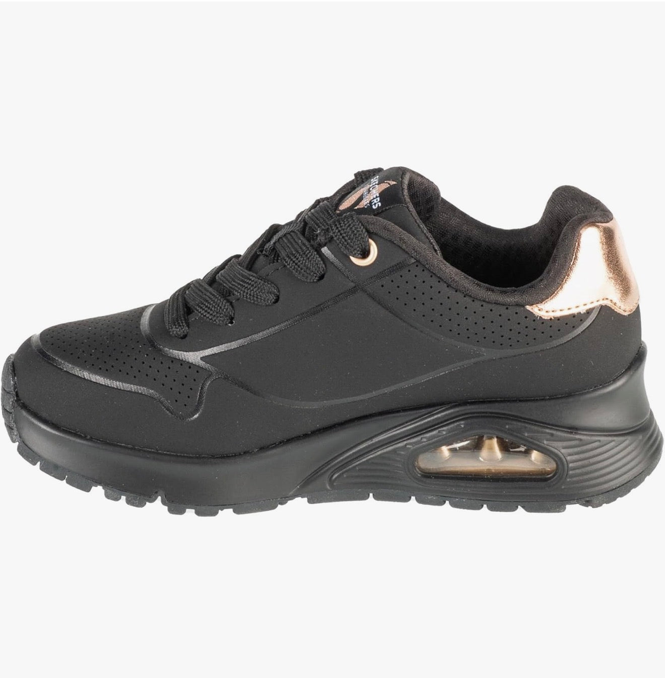 Skechers Girls Uno Gen1 Shimmer Away Slip-On Shoes