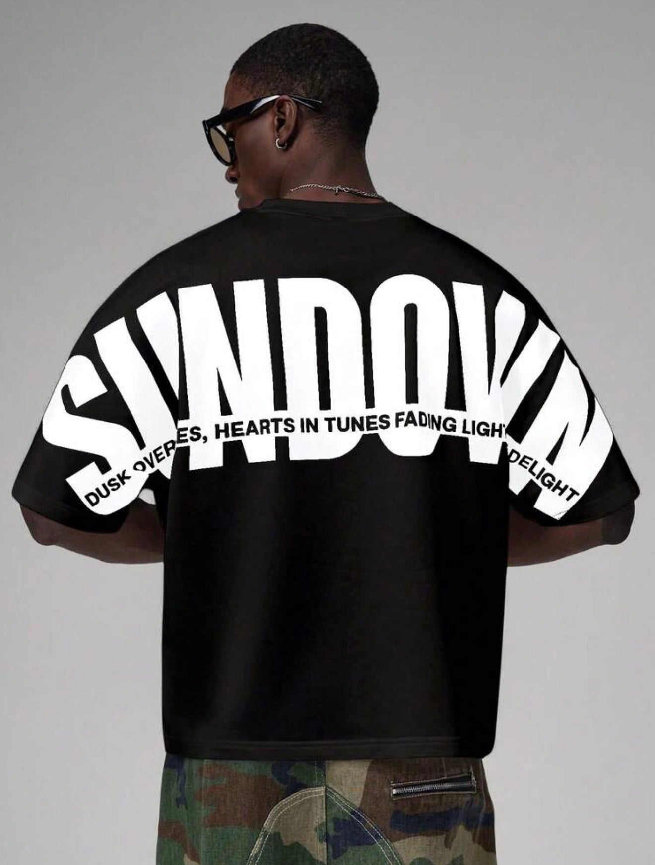 STYNVO Men’s Letter Graphic T Shirt