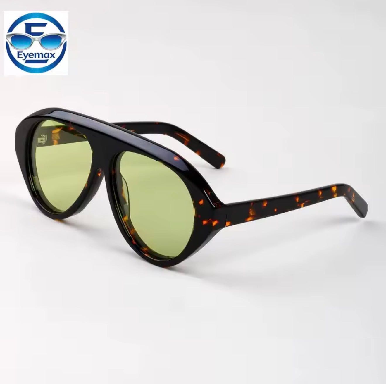 New Fashion Large Frame Sunglasses Female Designer Brand Acetate Outdoor Handmade UV400 Men's Driving Travel Sunglasses 145mm