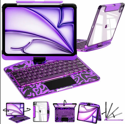 All-in-One Clear Keyboard Case for iPad Pro and iPad Air