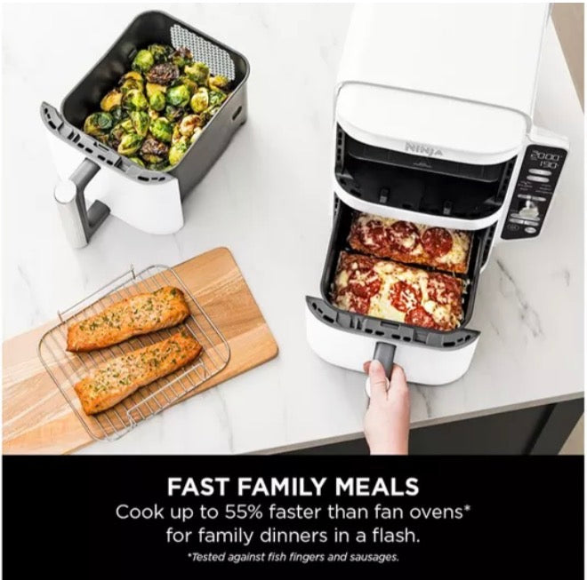 Double Stack XL 2 Drawer Air Fryer 9.5L | SL400UK - White