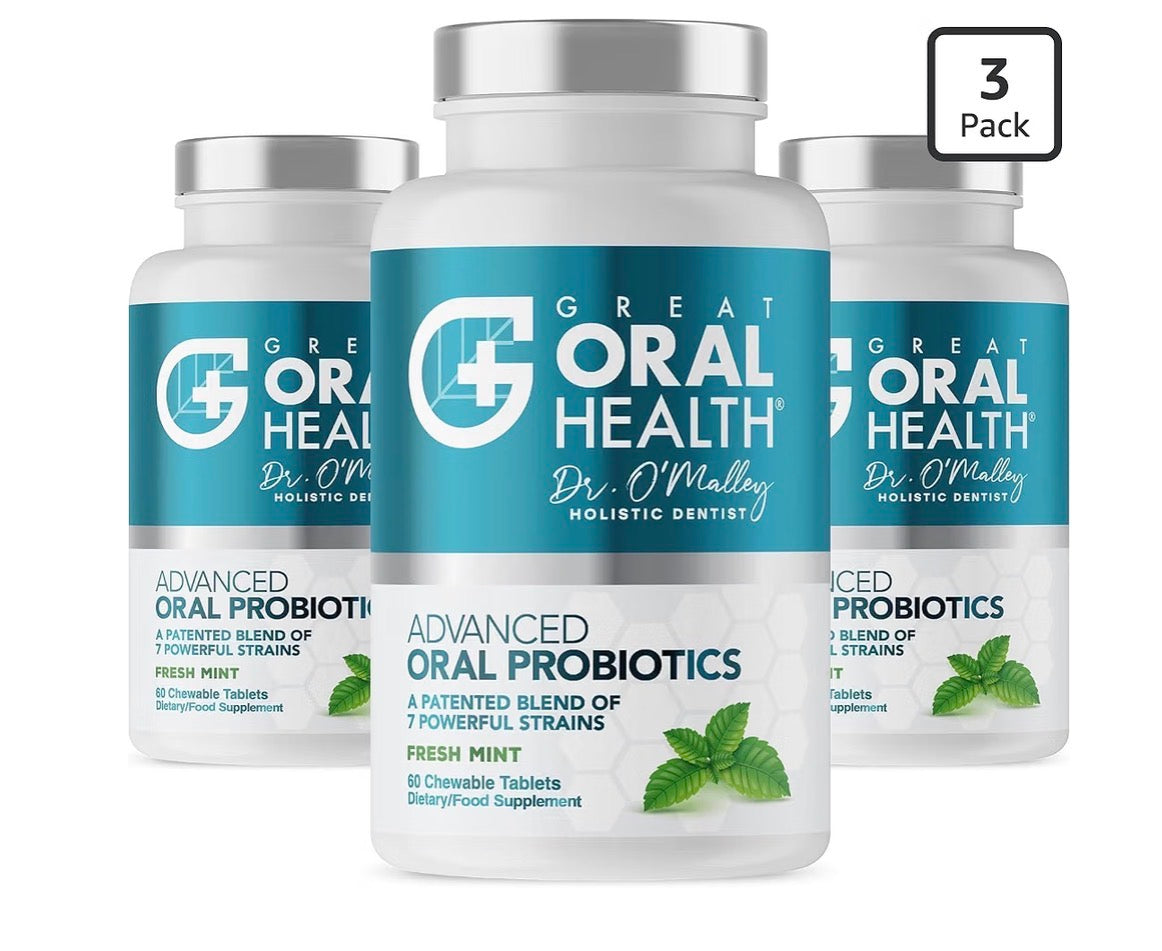 Oral Probiotics for Bad Breath Adults 7 Strain Dental Probiotic 60 Tablets