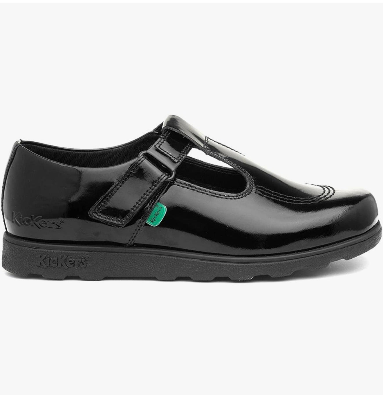 Kickers Kids Fragma T Bar Moc Toe School Shoes