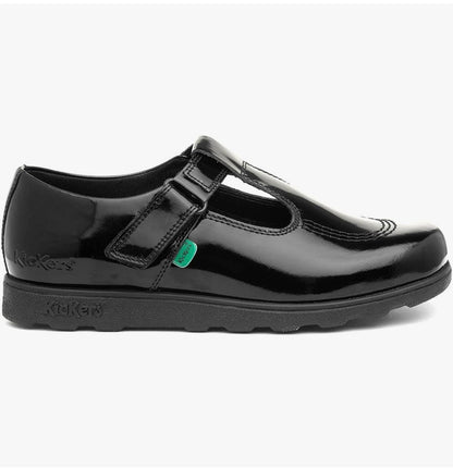 Kickers Kids Fragma T Bar Moc Toe School Shoes