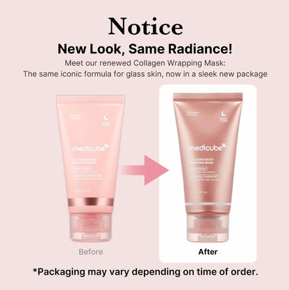 medicube Collagen Night Wrapping Mask Overnight Glow Skincare Treatment