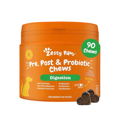 Zesty Paws Probiotic Chews for Dogs 90 Chews