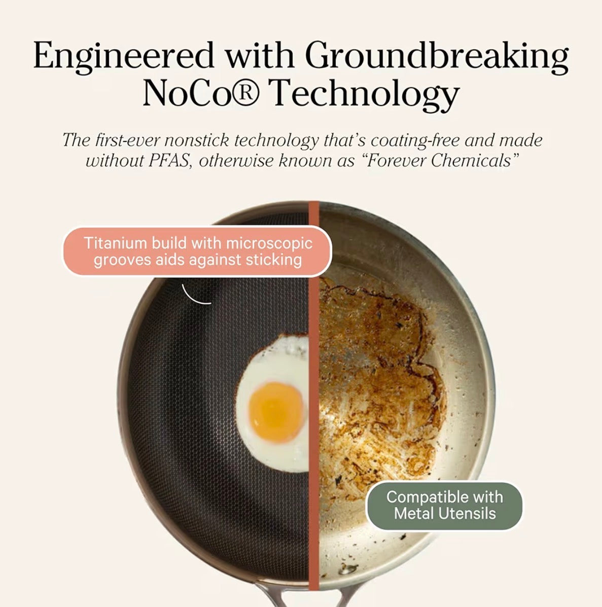 Our Place Titanium Pro Cookware Duo – Always Pan & Perfect Pot with Nonstick No-Coating Technology | Tri-Ply Titanium & Stainless Steel | Safe for Oven, Induction & All Cooktops up to 535°C