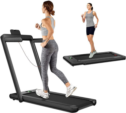 Folding Electric Treadmill with Bluetooth Connectivity (1-12 KPH)