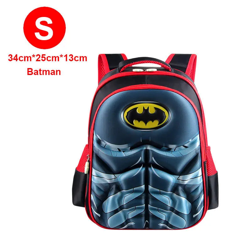 Boy Schoolbag Spiderman Captain America Children Kindergarten School Bag Teenager Kids Student Backpack