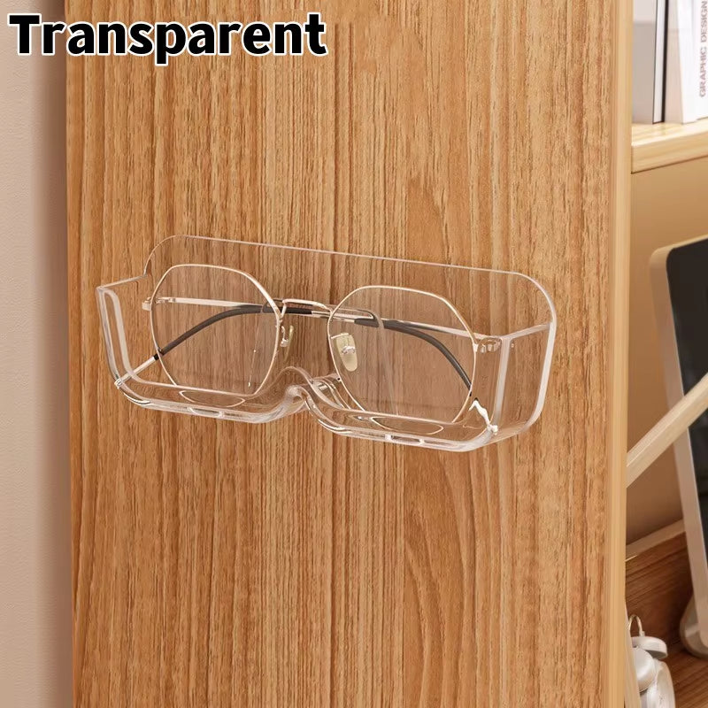 High-End Wall-Mounted Glass Display Cabinet for Sunglasses Storage - 3/2/1PC Options Available