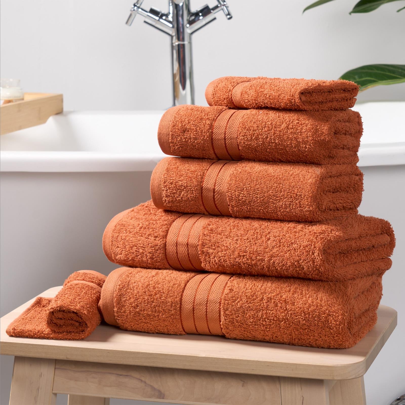 Luxury Dreamscene 100% Cotton Towel Set - Ultra Soft Bath, Hand, and Face Cloths for Ultimate Comfort