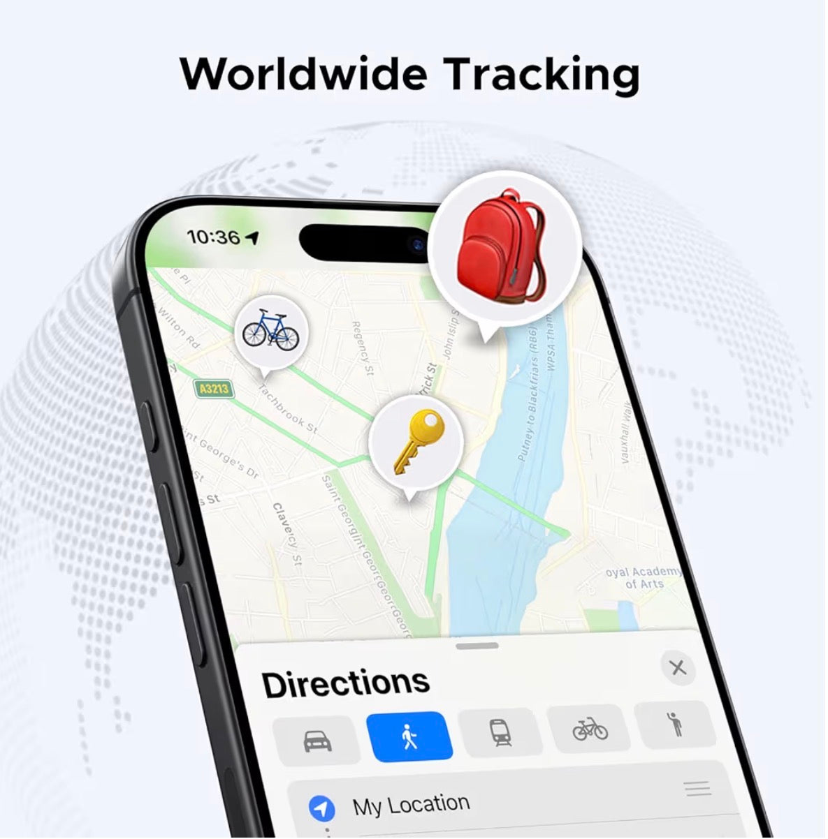 UGREEN FineTrack 4-Pack Tracker Tags Apple Find My 2-Year Battery