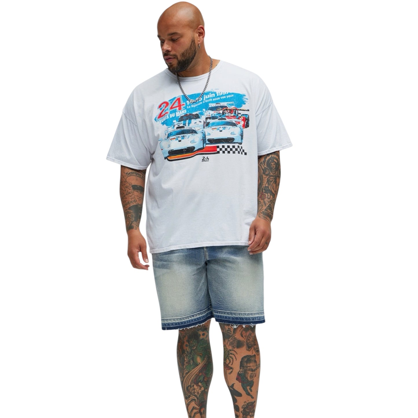 Run Around Relaxed Denim Shorts Medium Wash