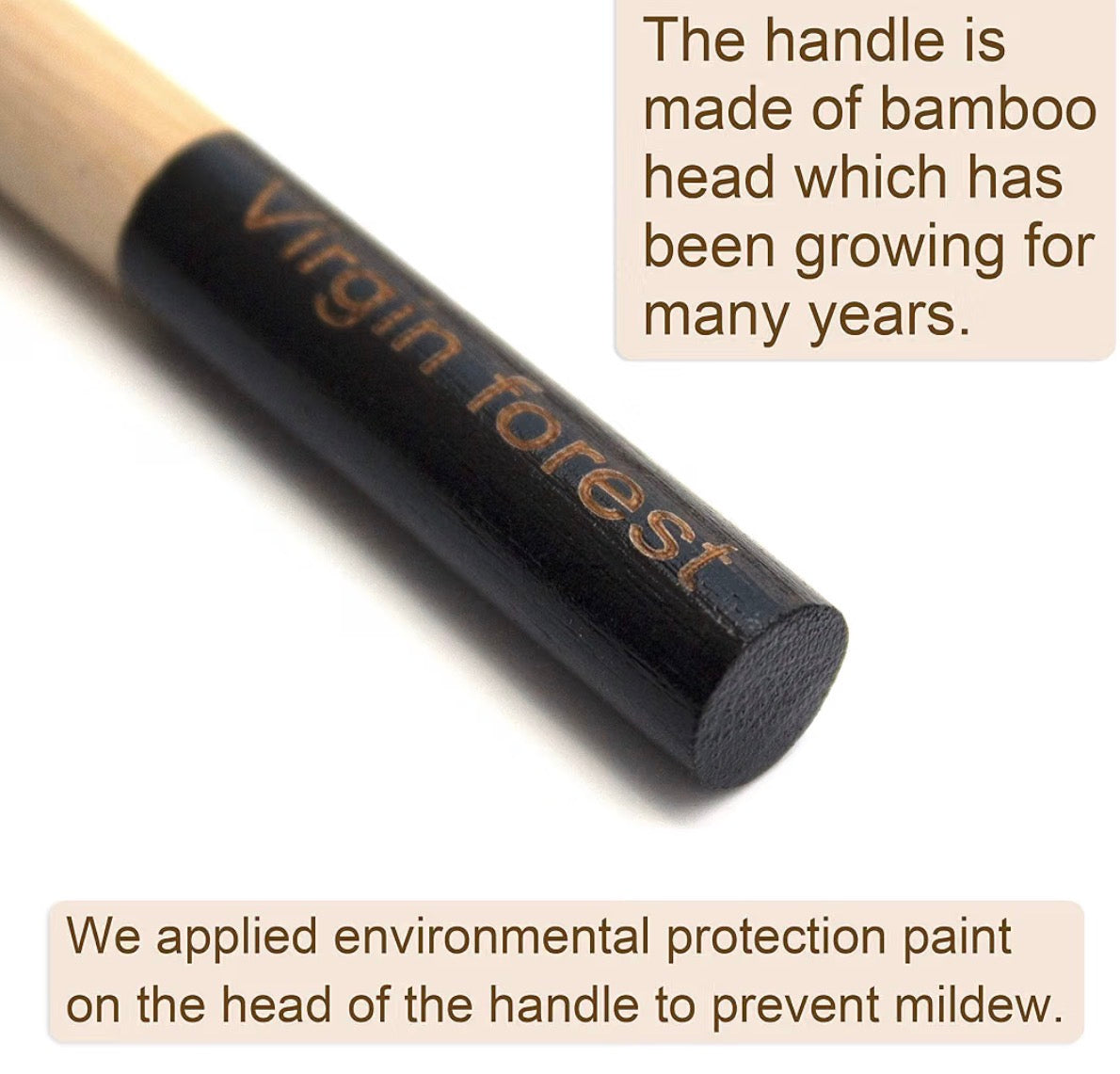 Virgin Forest Bamboo Toothbrush 6 Pack Biodegradable BPA Free