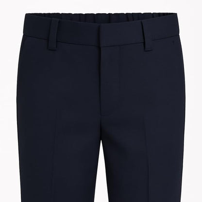 Boys School Trousers with Adjustable Waist – Classic Fit, Easy Care, Ages 3–16