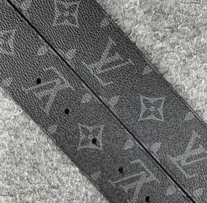 LV Initiales 40mm Belt 'Matte Black'