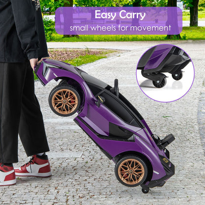 12V Electric Vehicle Featuring Remote Control and LED Lighting Functions