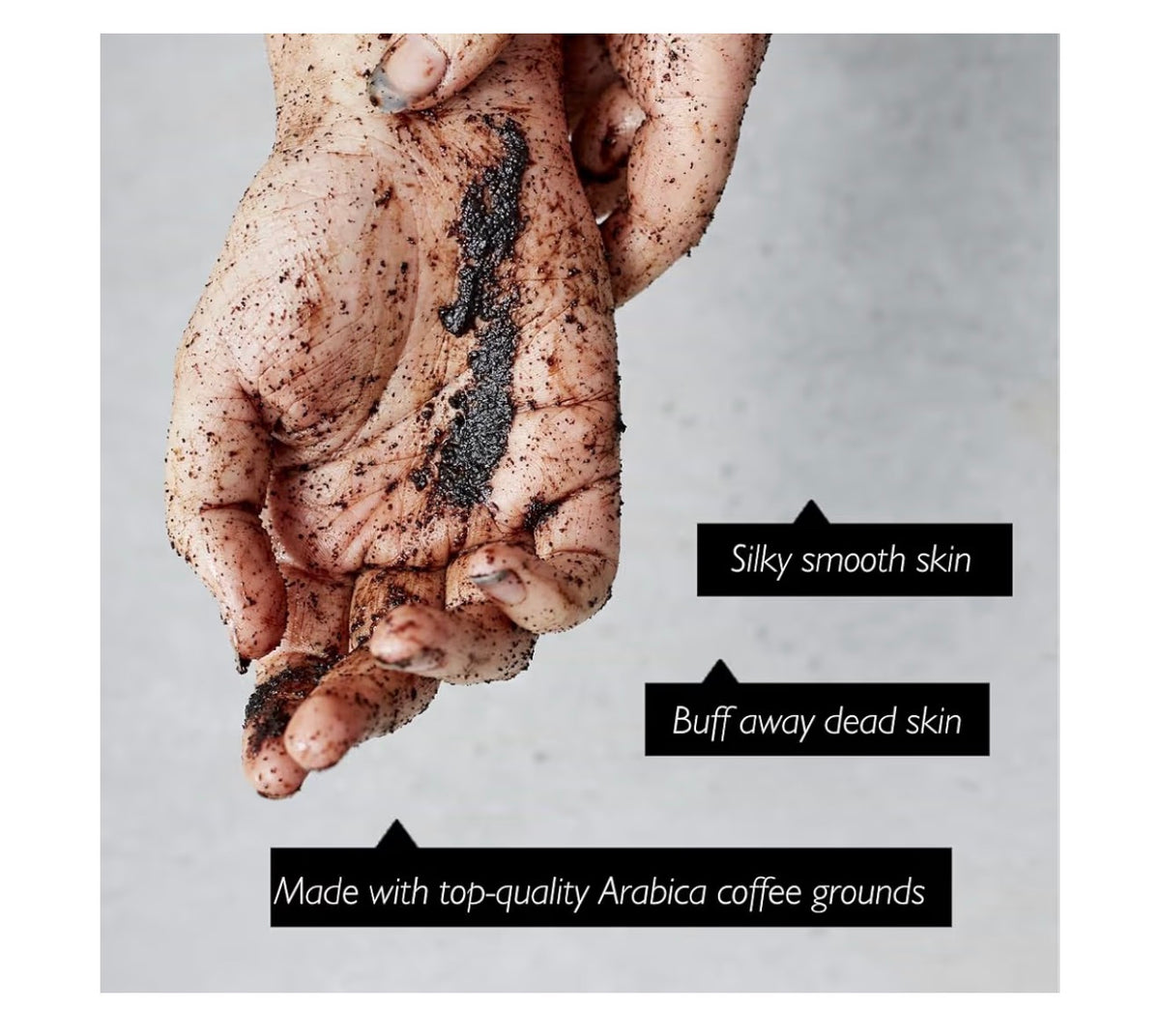 UpCircle Coffee Body Scrub with Lemongrass 220ml | Natural Exfoliator