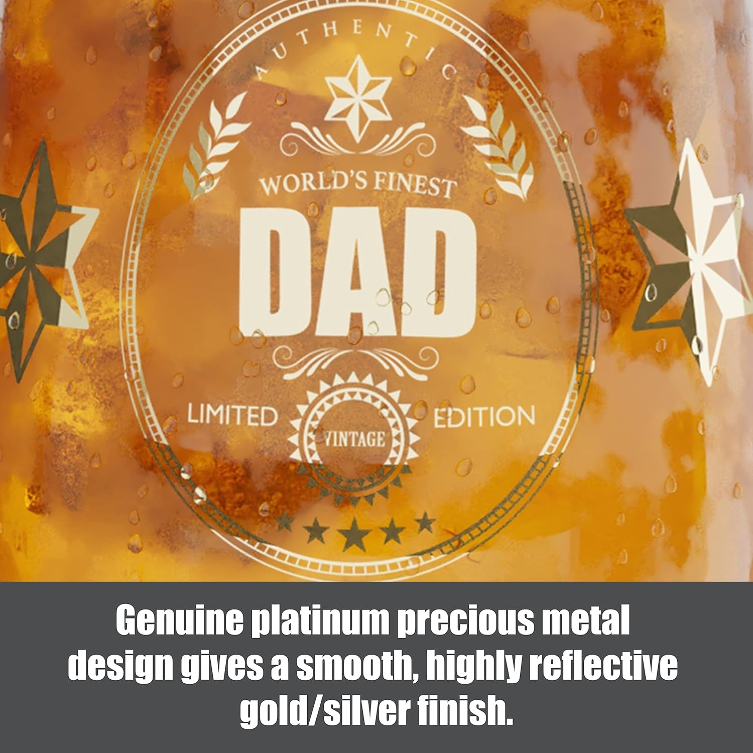 Father'S Day Gifts Dad Gifts - World'S Finest Dad Beer Glass (1 Pint / 580Ml) Christmas Birthday Presents Father'S Day Gift