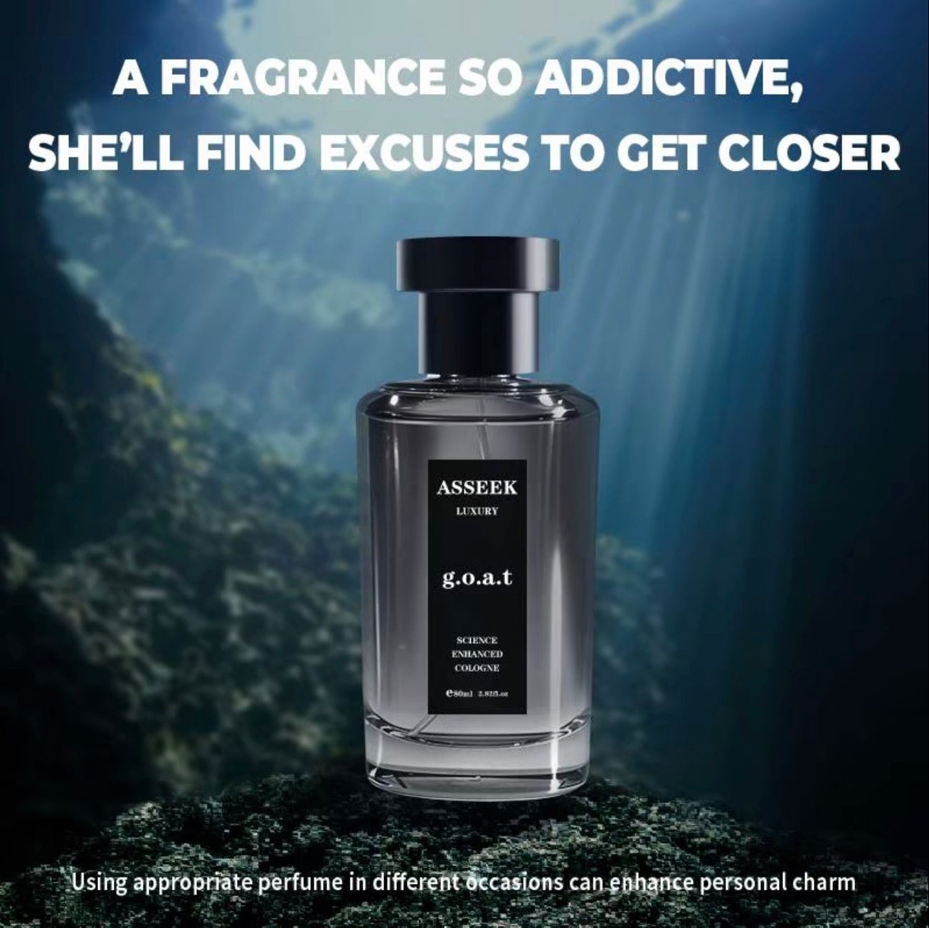ASSEEK Midnight Marine Man Eau de Parfum 80ml Woody Amber