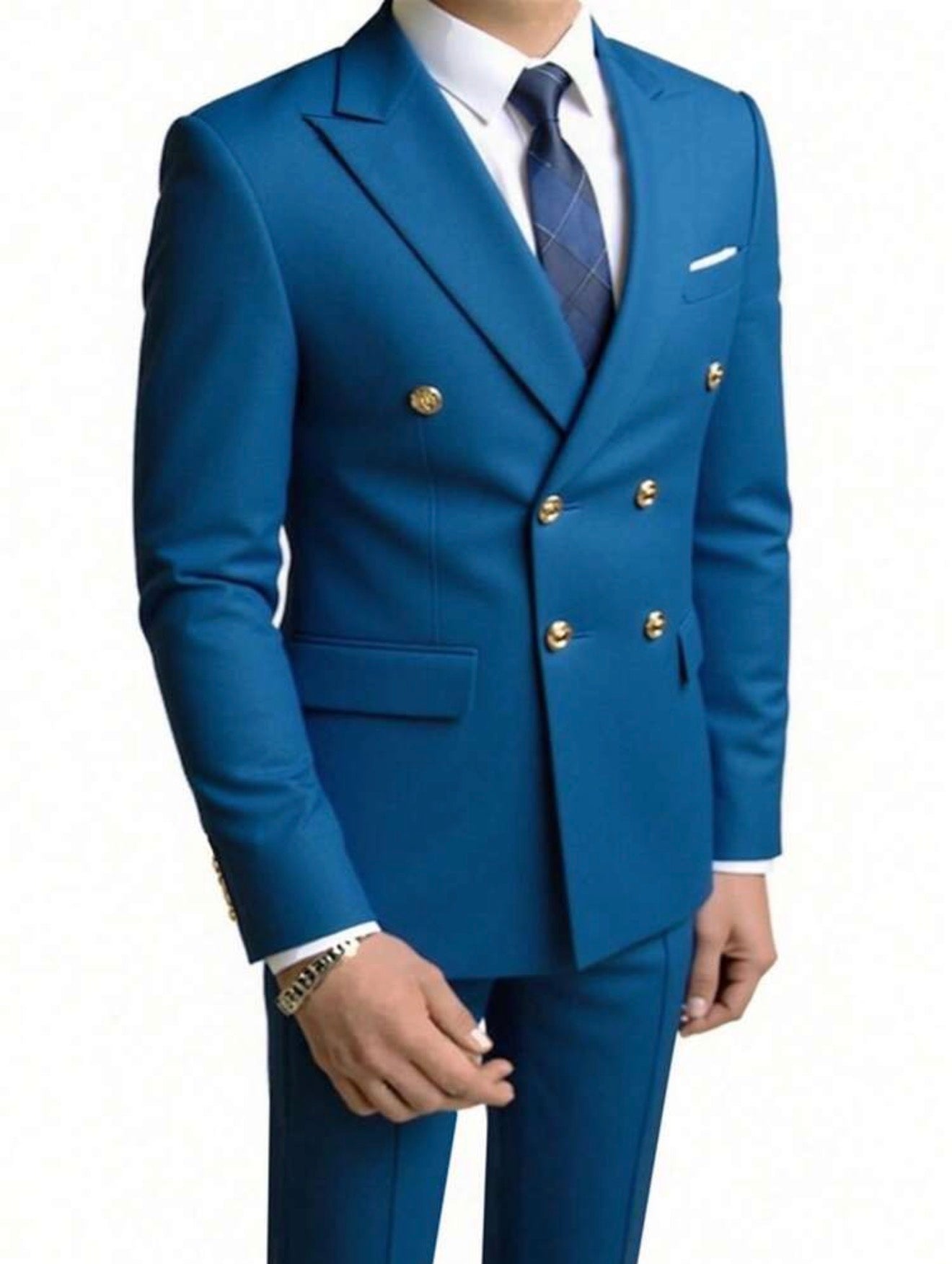 Men’s Slim Fit Business Suit 2 Piece Set