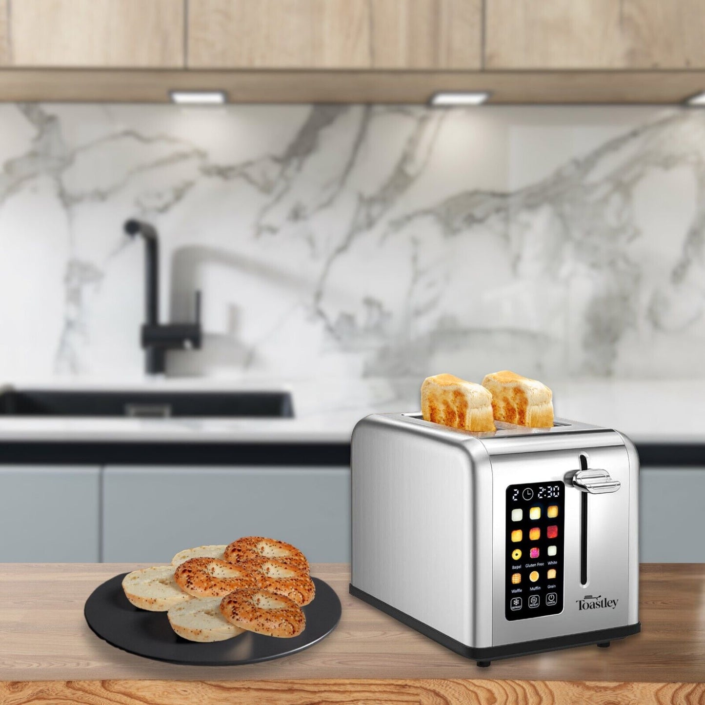 Toastley Smart Toaster 2 Slice with Screen Touch Control