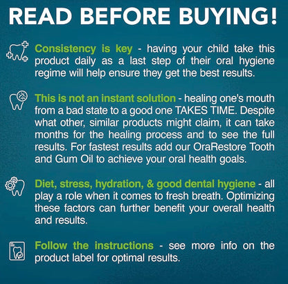 Oral Probiotics for Bad Breath Adults 7 Strain Dental Probiotic 60 Tablets
