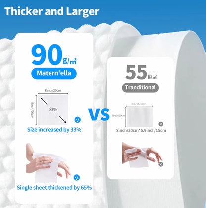 Matern’ella Disposable Face Towels 166 Pack