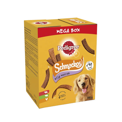 Pedigree Schmackos Mega Pack Dog Treats 110 Strips